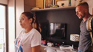 Sharing the same bed with my sister-in-law, she had intense anal dreams and woke up with her ass full of cum